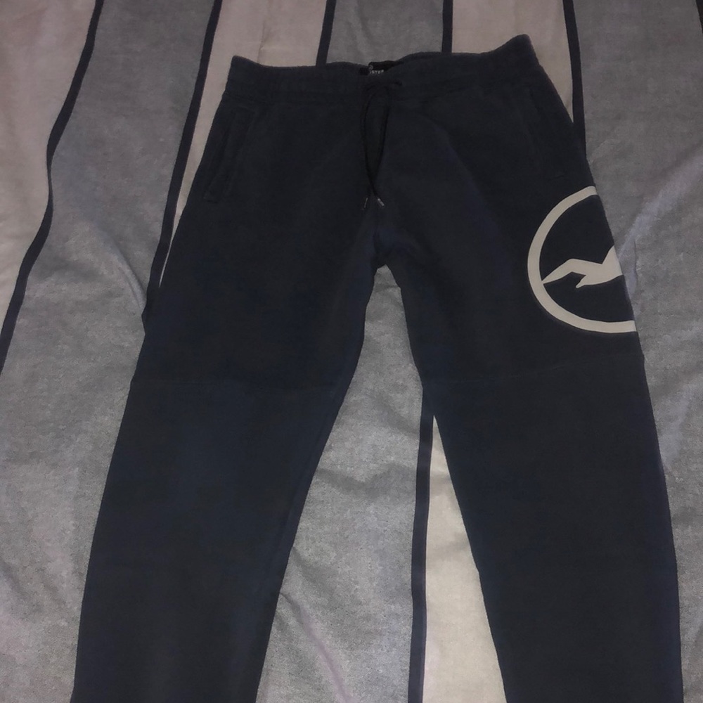 Navy blue hollister joggers